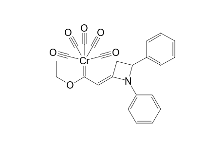 Pentacarbonyl[(2E)-1-ethoxy-2-(1,4-diphenylazetidin-2-ylidene)ethylidene]chromium