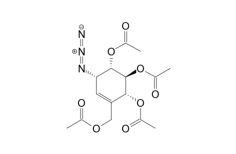 (1S,2S,3R,6S)-4-(Acetoxymethyl)-6-azido-cyclohex-4-ene-1,2,3-triyl Triacetate