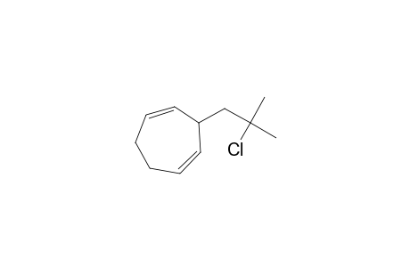 3-(2-chloranyl-2-methyl-propyl)cyclohepta-1,4-diene