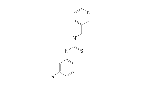 1-[m-(methylthio)phenyl]-3-[(3-pyridyl)methyl]-2-thiourea
