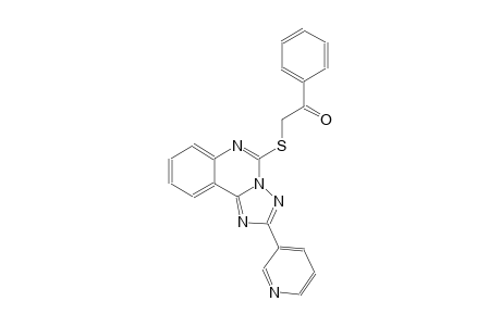 ethanone, 1-phenyl-2-[[2-(3-pyridinyl)[1,2,4]triazolo[1,5-c]quinazolin-5-yl]thio]-