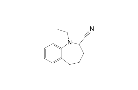 1-Ethyl-2,3,4,5-tetrahydro-1-benzazepine-2-carbonitrile