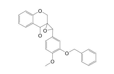 3'-(3-Benzoxy-4-methoxy-phenyl)spiro[chroman-3,2'-oxirane]-4-ol