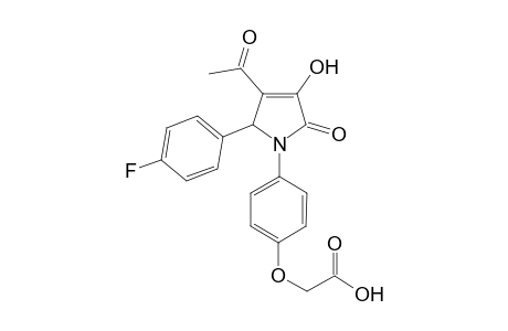 acetic acid, [4-[3-acetyl-2-(4-fluorophenyl)-2,5-dihydro-4-hydroxy-5-oxo-1H-pyrrol-1-yl]phenoxy]-