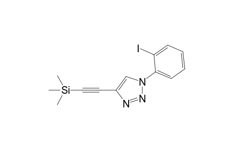 4-(Trimethylsilylethynyl)-1-(2-iodophenyl)-1H-1,2,3-triazole