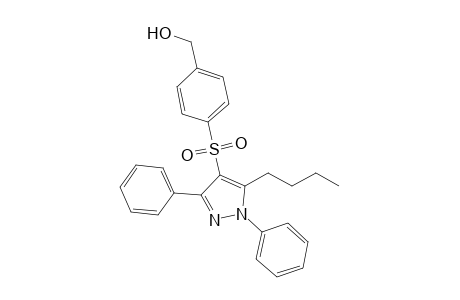 5-n-Butyl-4-[p-(hydroxymethyl)benzenesulfonyl]-1,3-diphenyl-1H-pyrazole