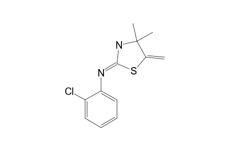 2-[(o-chlorophenyl)imino]-4,4-dimethyl-5-methylenethiazolidine