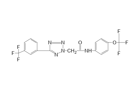 alpha,alpha,alpha-trifluoro-5-(alpha,alpha,alpha-trifluoro-m-tolyl)-2H-tetrazole-2-acet-p-anisidide