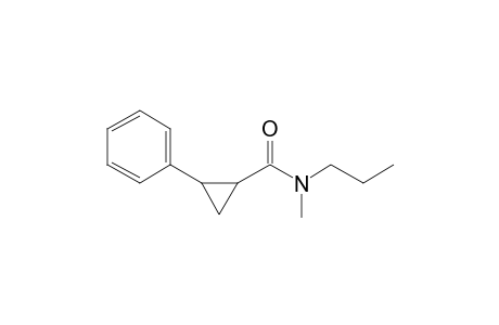 1-Cyclopropanecarboxamide, 2-phenyl, N-methyl-N-propyl-