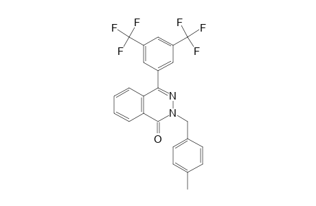 4-(alpha,alpha,alpha,alpha',alpha',alpha'-hexafluoro-3,5-xylyl)-2-(p-methylbenzyl)-1(2H)-phthalazinone
