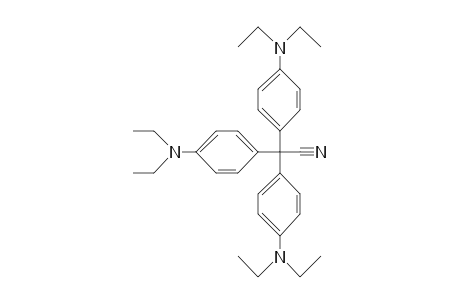 Benzeneacetonitrile, 4-(diethylamino)-alpha,alpha-bis[4-(diethylamino)phenyl]-