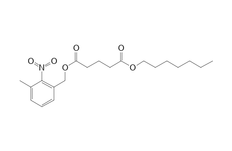 Glutaric acid, heptyl 3-methyl-2-nitrobenzyl ester