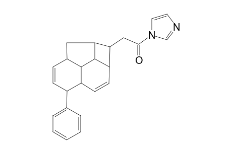 1H-Imidazole, 1-[(1a,2,2a,5,5a,7a,7b,7c-octahydro-5-phenyl-1H-cyclobut[bc]acenaphth ylen-1-yl)acetyl]-, (1.alpha.,1a.alpha.,2a.beta.,5.alpha.,5a.alpha.,7a.alpha.,7b.alpha.,7 c.alpha.)-(.+-.)-