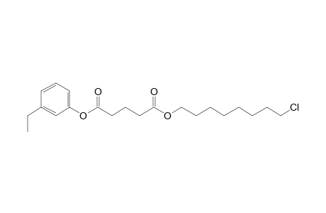 Glutaric acid, 8-chlorooctyl 3-ethylphenyl ester