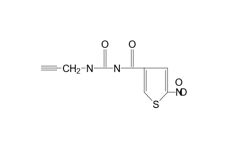 1-(5-nitro-3-thenoyl)-3-(2-propynyl)urea