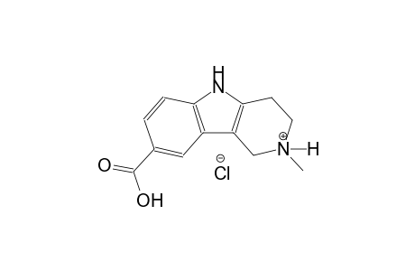 8-carboxy-2-methyl-2,3,4,5-tetrahydro-1H-pyrido[4,3-b]indol-2-iumchloride