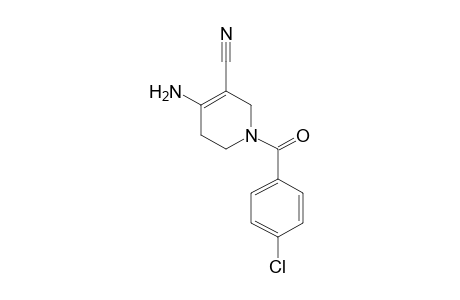 4-amino-1-(p-chlorobenzoyl)-1,2,5,6-tetrahydronicotinonitrile