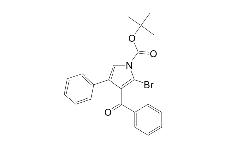 3-Benzoyl-2-bromo-4-phenyl-1-pyrrolecarboxylic acid tert-butyl ester