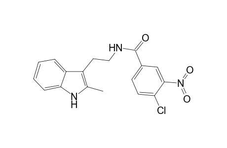 benzamide, 4-chloro-N-[2-(2-methyl-1H-indol-3-yl)ethyl]-3-nitro-