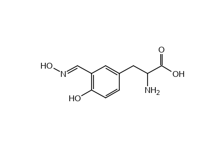 L-3-formyltyrosine, (E)-oxime
