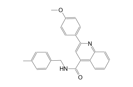 2-(4-methoxyphenyl)-N-(4-methylbenzyl)-4-quinolinecarboxamide