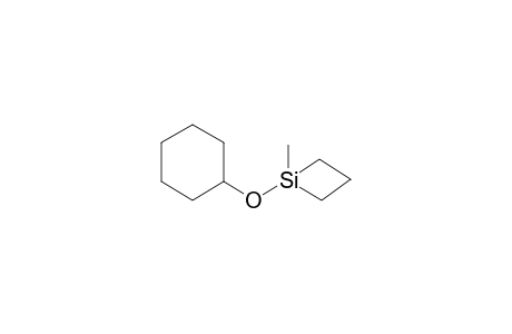 1-Cyclohexyloxy-1-methyl-1-silacyclobutane