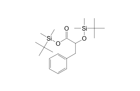 3-Phenyllactic acid, (S)-, 2TBDMS derivative
