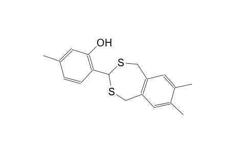2-(7,8-Dimethyl-1,5-dihydro-benzo[e][1,3]dithiepin-3-yl)-5-methyl-phenol