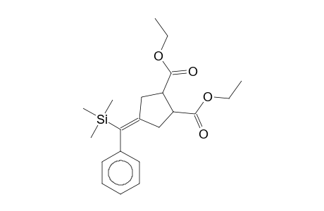 4-[phenyl(trimethylsilyl)methylene]cyclopentane-1,2-dicarboxylic acid diethyl ester