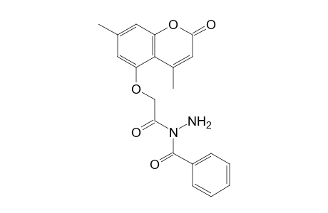 N-(2-(4,7-dimethyl-2-oxo-2H-chromen-5-yloxy)acetyl) benzohydrazide