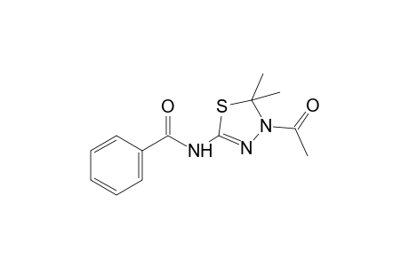 N-(4-acetyl-5,5-dimethyl-delta^2-1,3,4-thiadiazolin-2-yl)benzamide