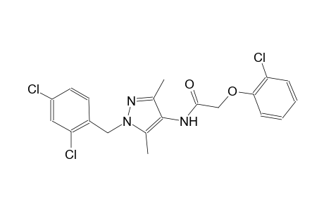 2-(2-chlorophenoxy)-N-[1-(2,4-dichlorobenzyl)-3,5-dimethyl-1H-pyrazol-4-yl]acetamide