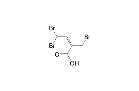 2-Butenoic acid, 4,4-dibromo-2-(bromomethyl)-, (E)-