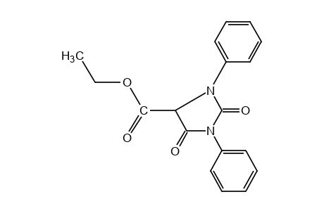 2,5-dioxo-1,3-diphenyl-4-imidazolidinecarboxylic acid, ethyl ester