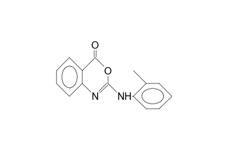 2-(2-METHYLPHENYLAMINO)-4H-3,1-BENZOXAZIN-4-ONE