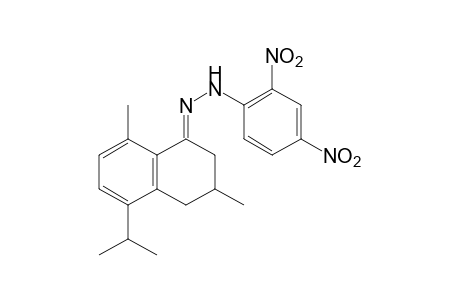 3,4-dihydro-3,8-dimethyl-5-isopropyl-1(2H)-naphthalenone, 2,4-dinitrophenylhydrazone