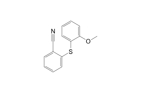 2-[(2-Methoxyphenyl)sulfanyl]benzonitrile