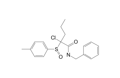 N-[2-Chloro-2-(p-tolylsulfinyl)pentanoyl]benzylamide