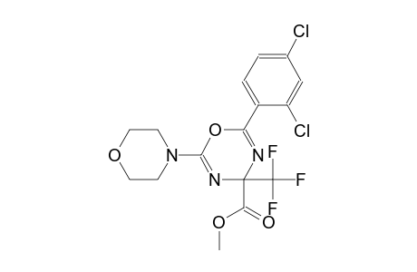 2-(2,4-Dichloro-phenyl)-6-morpholin-4-yl-4-trifluoromethyl-4H-[1,3,5]oxadiazine-4-carboxylic acid methyl ester