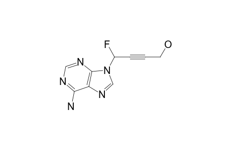 4-(6-aminopurin-9-yl)-4-fluorobut-2-yn-1-ol