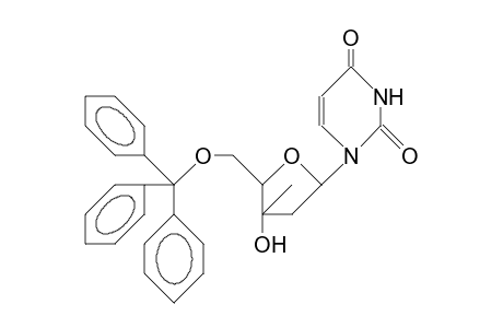 2'-Deoxy-3'-C-methyl-5'-O-trityl-uridine
