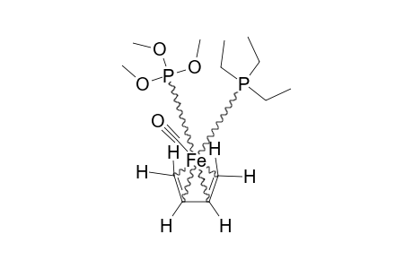 (ETA-(4)-BUTA-1,3-DIENE)-CARBONYL-(TRIETHYLPHOSPHINE)-(TRIMETHOXYPHOSPHINE)-IRON