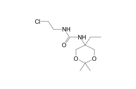 3-(2-chloroethyl)-1-(5-ethyl-2,2-dimethyl-1,3-dioxan-5-yl)urea