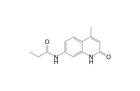 N-(2-keto-4-methyl-1H-quinolin-7-yl)propionamide