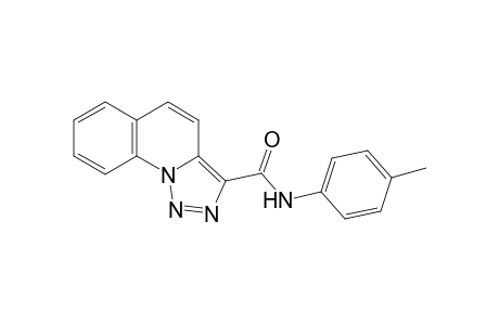 N-(p-tolyl)-[1,2,3]triazolo[1,5-a]quinoline-3-carboxamide