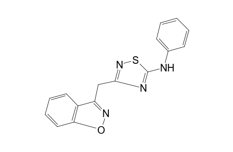 3-[(5-anilino-1,2,4-thiadiazol-3-yl)methyl]-1,2-benzisoxazole