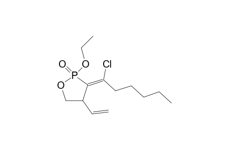 3-(1-Chlorohexylidene)-2-ethoxy-4-vinyl-1,2.almda.(5)-oxaphospholan-2-one