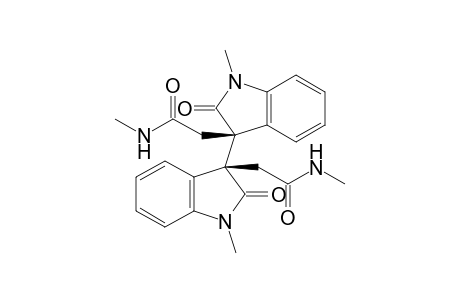 2-[(3R)-2-keto-3-[(3R)-2-keto-3-(2-keto-2-methylamino-ethyl)-1-methyl-indolin-3-yl]-1-methyl-indolin-3-yl]-N-methyl-acetamide