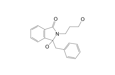 Isoindol-1-one, 3-benzyl-3-hydroxy-2-(3-hydroxypropyl)-2,3-dihydro-