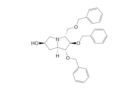 (1R,2R,3R,6R,7aR)-1,2-Bis(benzyloxy)-3-[(benzyloxy)methyl]hexahydro-1H-pyrrolizin-6-ol